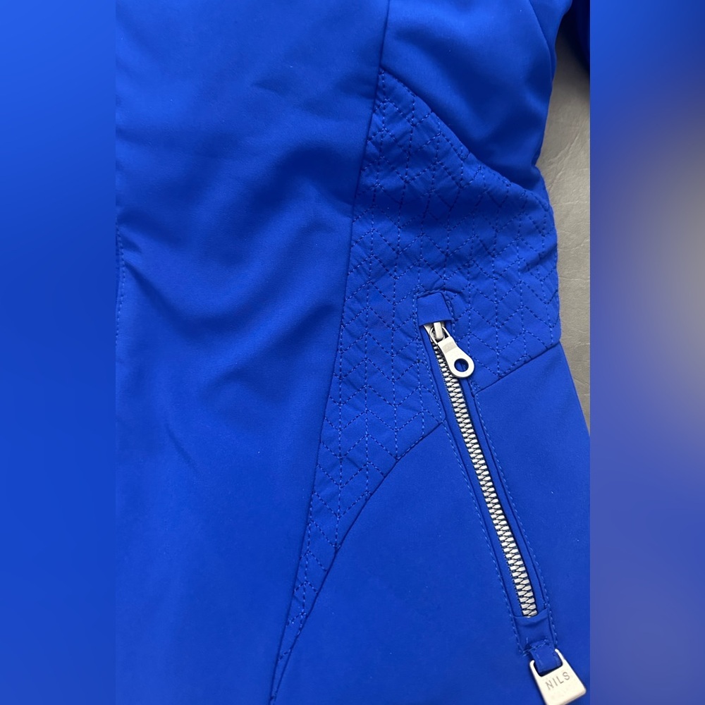[NILS] Royal Blue Waterproof Ski Jacket - Picture 14 of 15